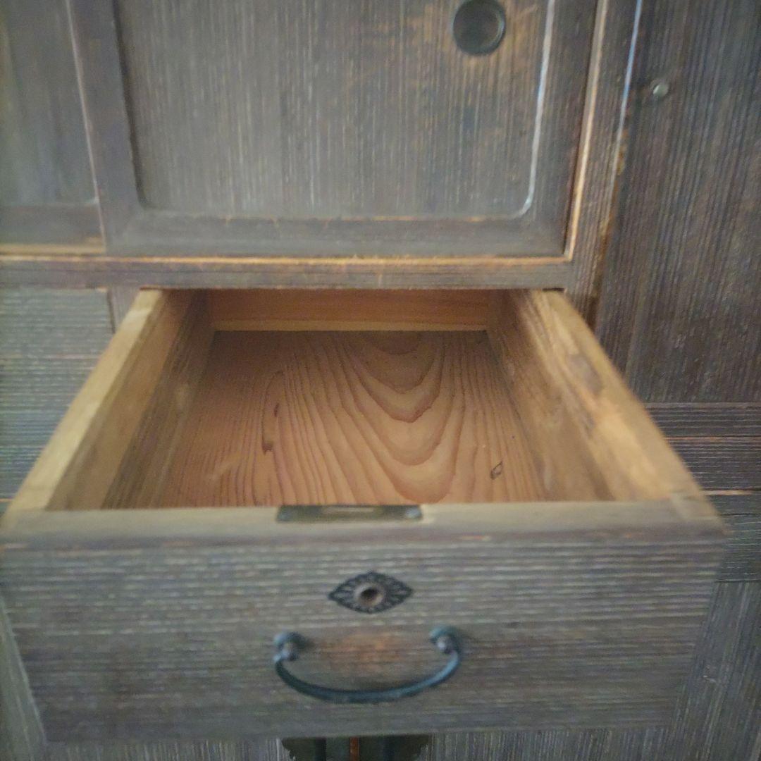 昭和レトロ　着物 桐箪笥　古道具　3分割可能