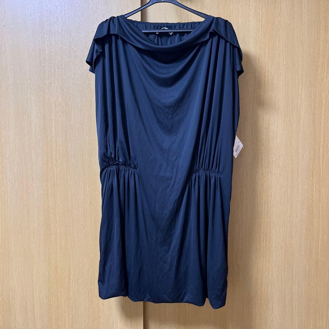 ISSEY MIYAKE ブラック チュニック 半袖