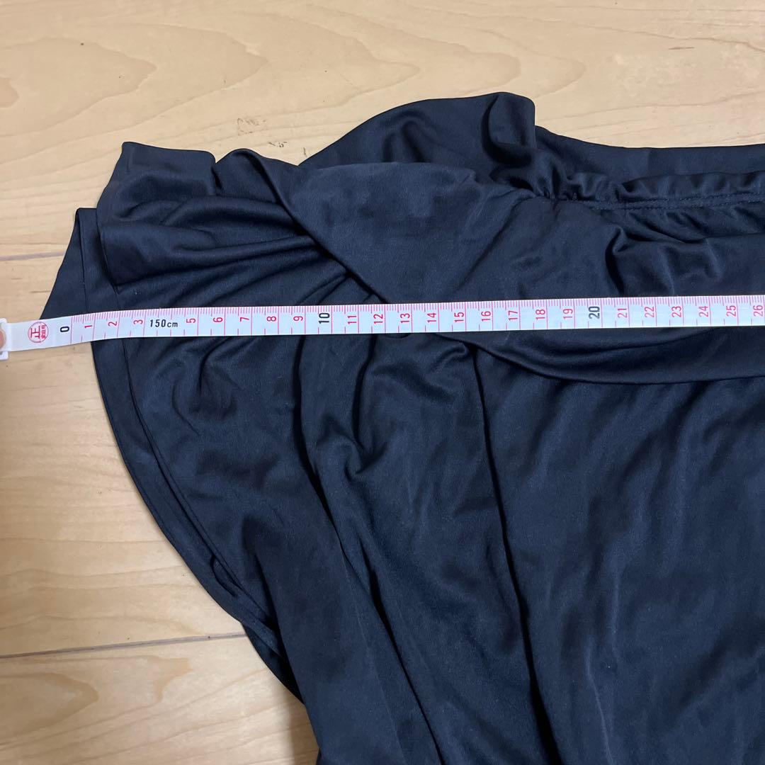 ISSEY MIYAKE ブラック チュニック 半袖