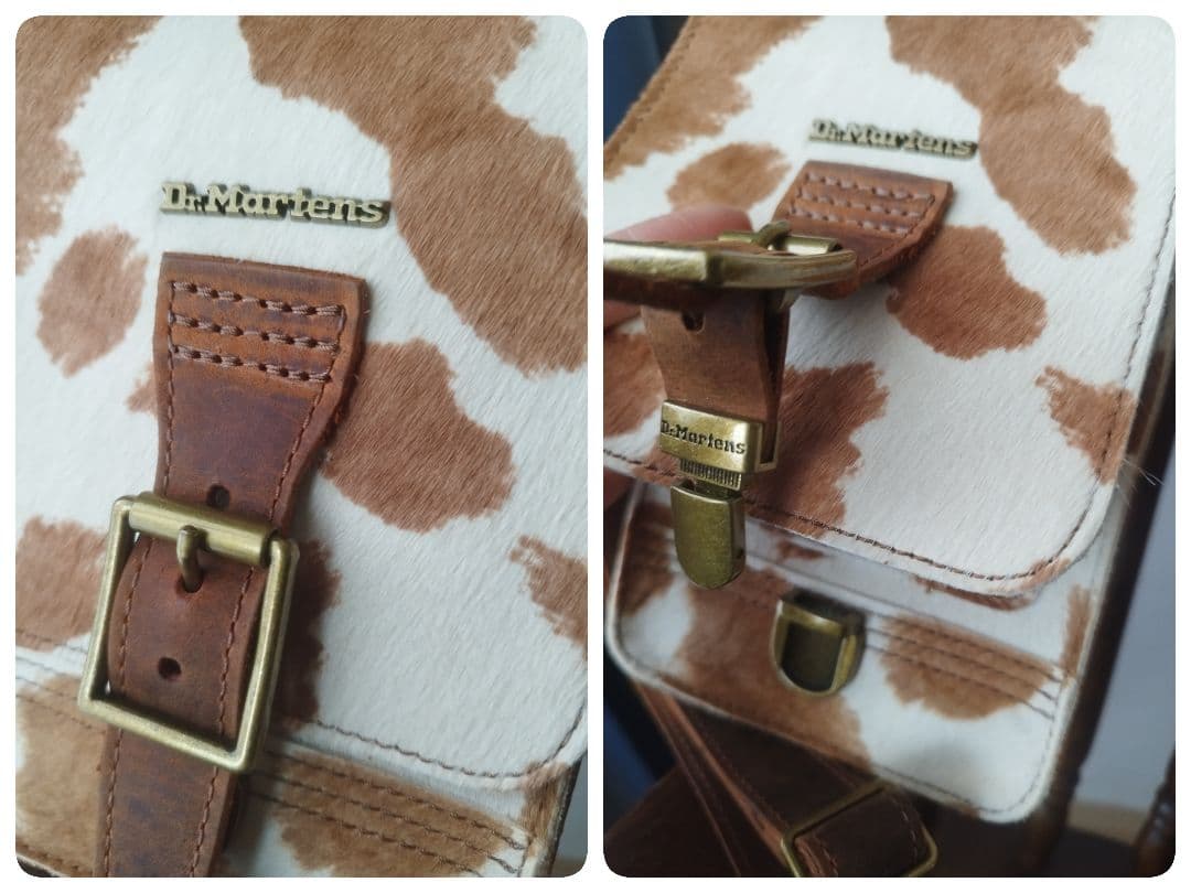 Dr.Martens リポーターバッグ ショルダーバッグ 牛柄 ドクターマーチン