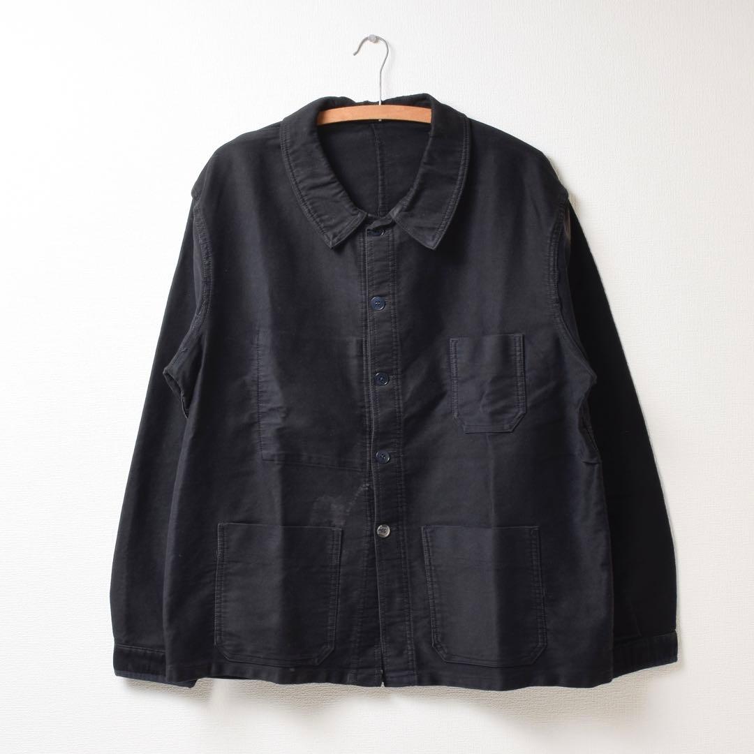 50s ヴィンテージ ブラック モールスキン ジャケット カバーオール