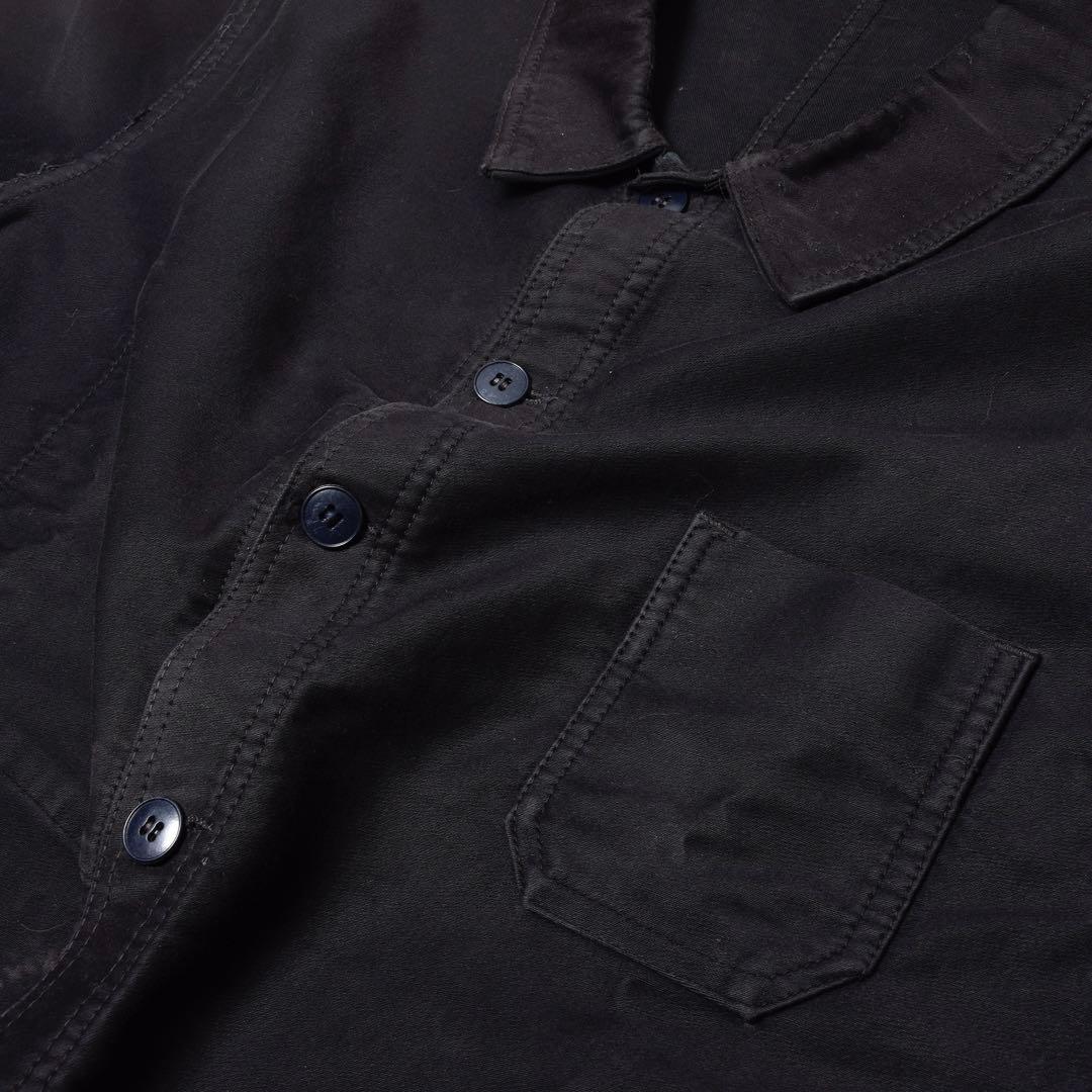 50s ヴィンテージ ブラック モールスキン ジャケット カバーオール