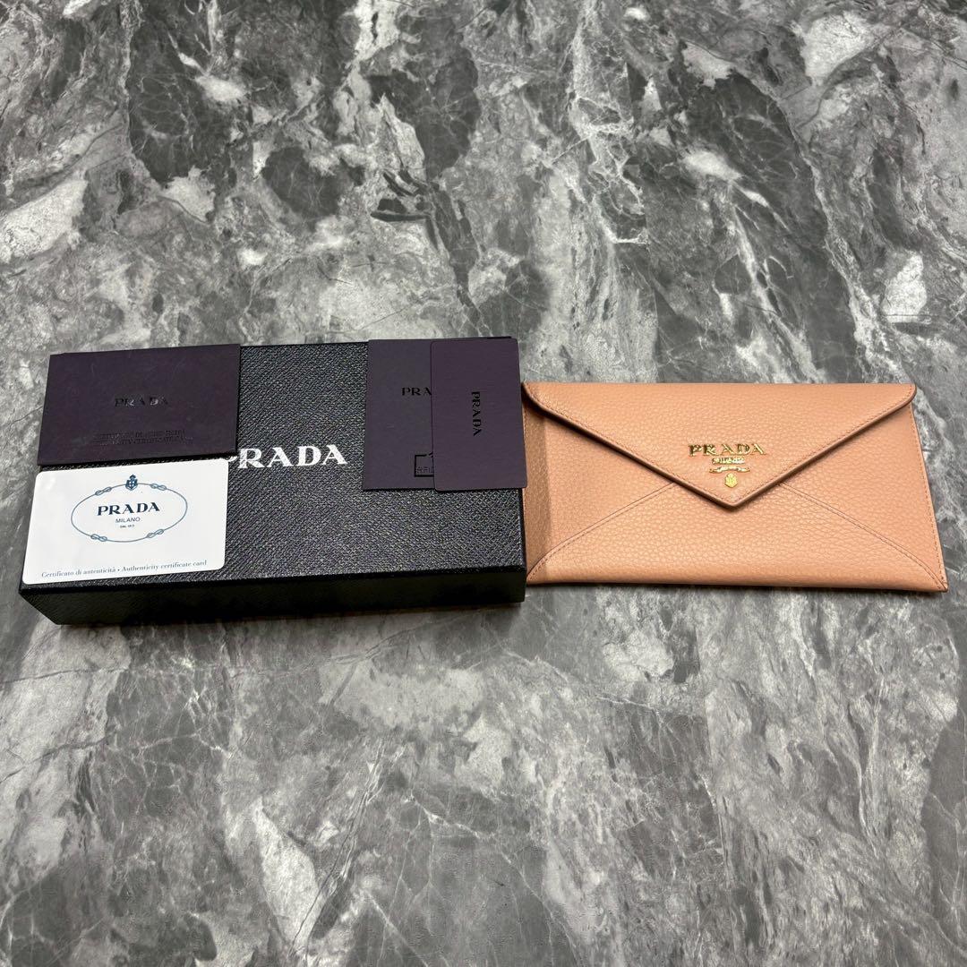 asa-fuku ✨PRADA プラダ　 エンベロープ 長財布