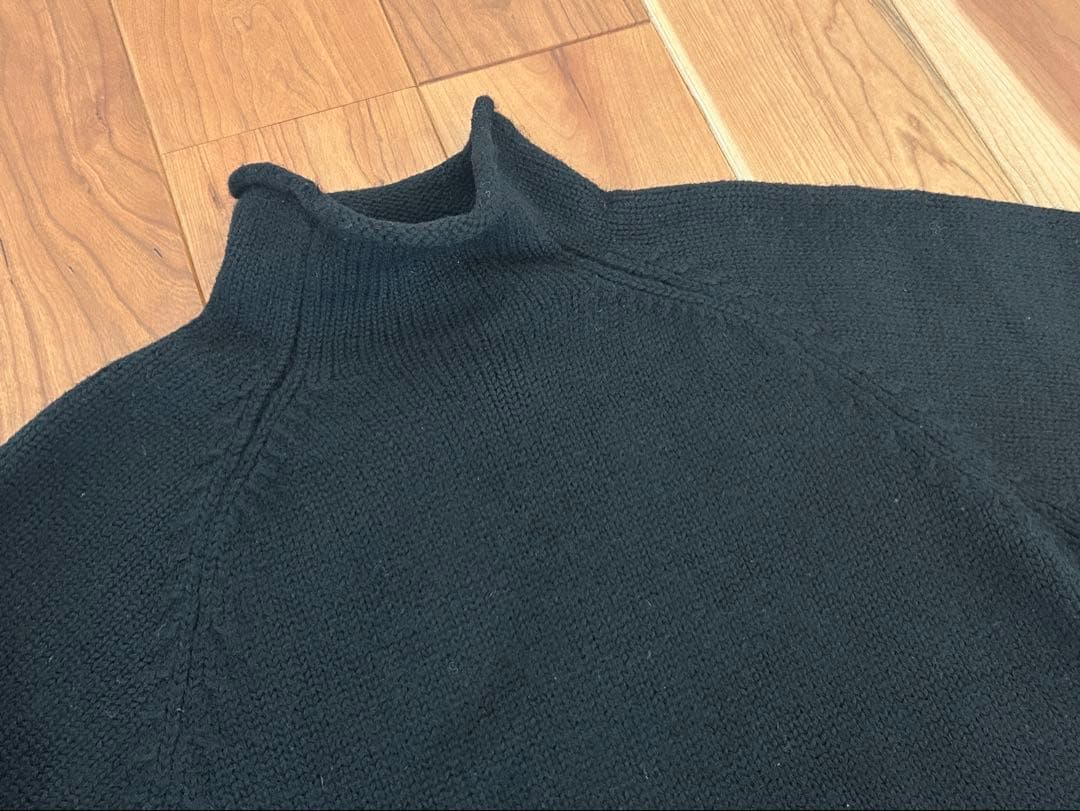 J.CREW ロールネック ニット 黒 タートルネック OLD セーター