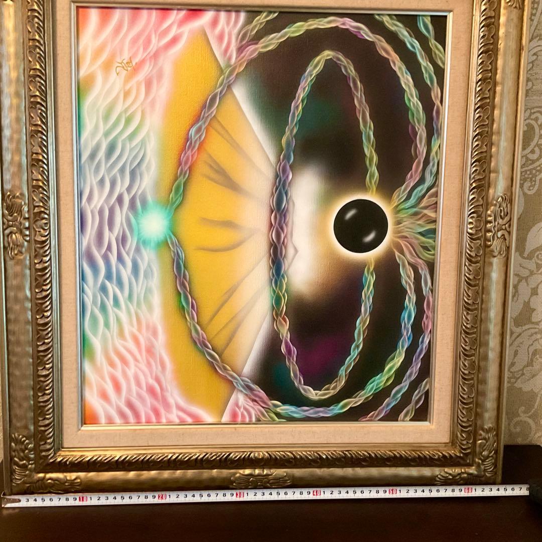 開運日セール☆神道スピリチュアルアート『クラインの壷』高波動 特大F10号絵画