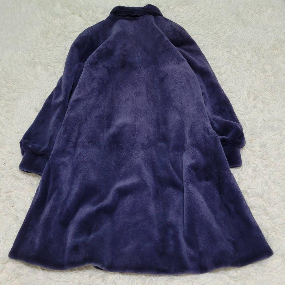 美品✨サガミンク　シェアードミンク　銀タグ　装飾ボタン　最高級　Aライン