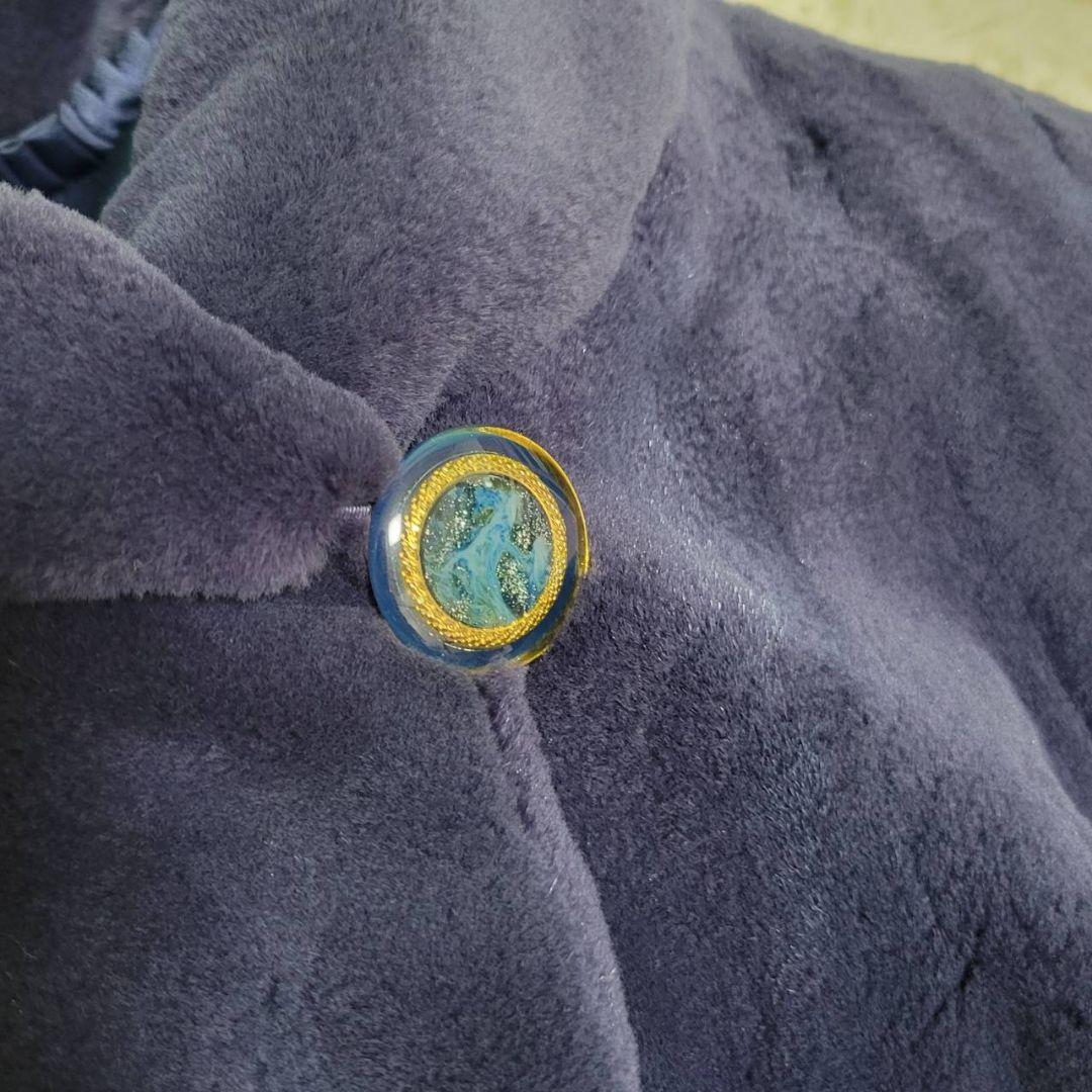 美品✨サガミンク　シェアードミンク　銀タグ　装飾ボタン　最高級　Aライン