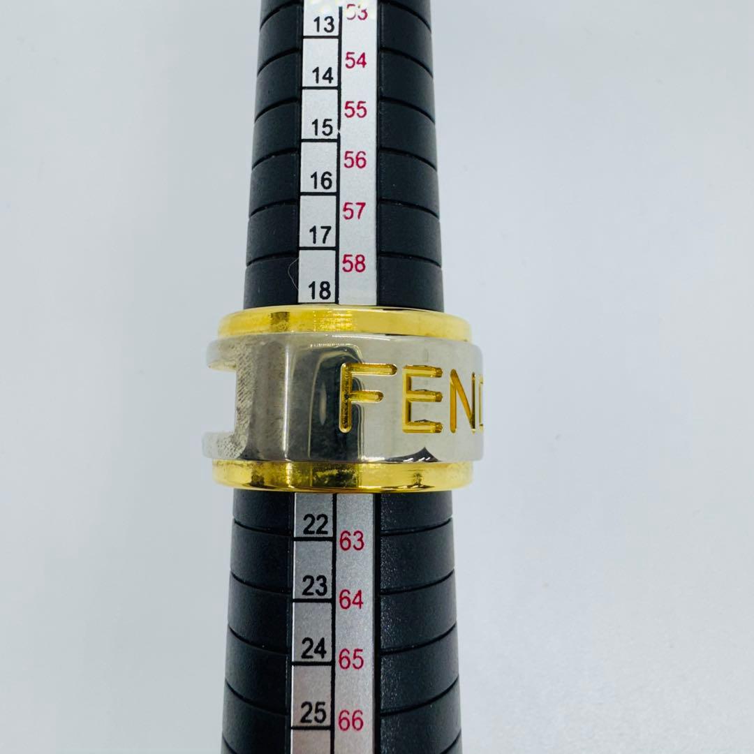 ✨FENDI✨フェンディ✨ロゴ✨コンビ✨箱付き✨スカーフリング✨