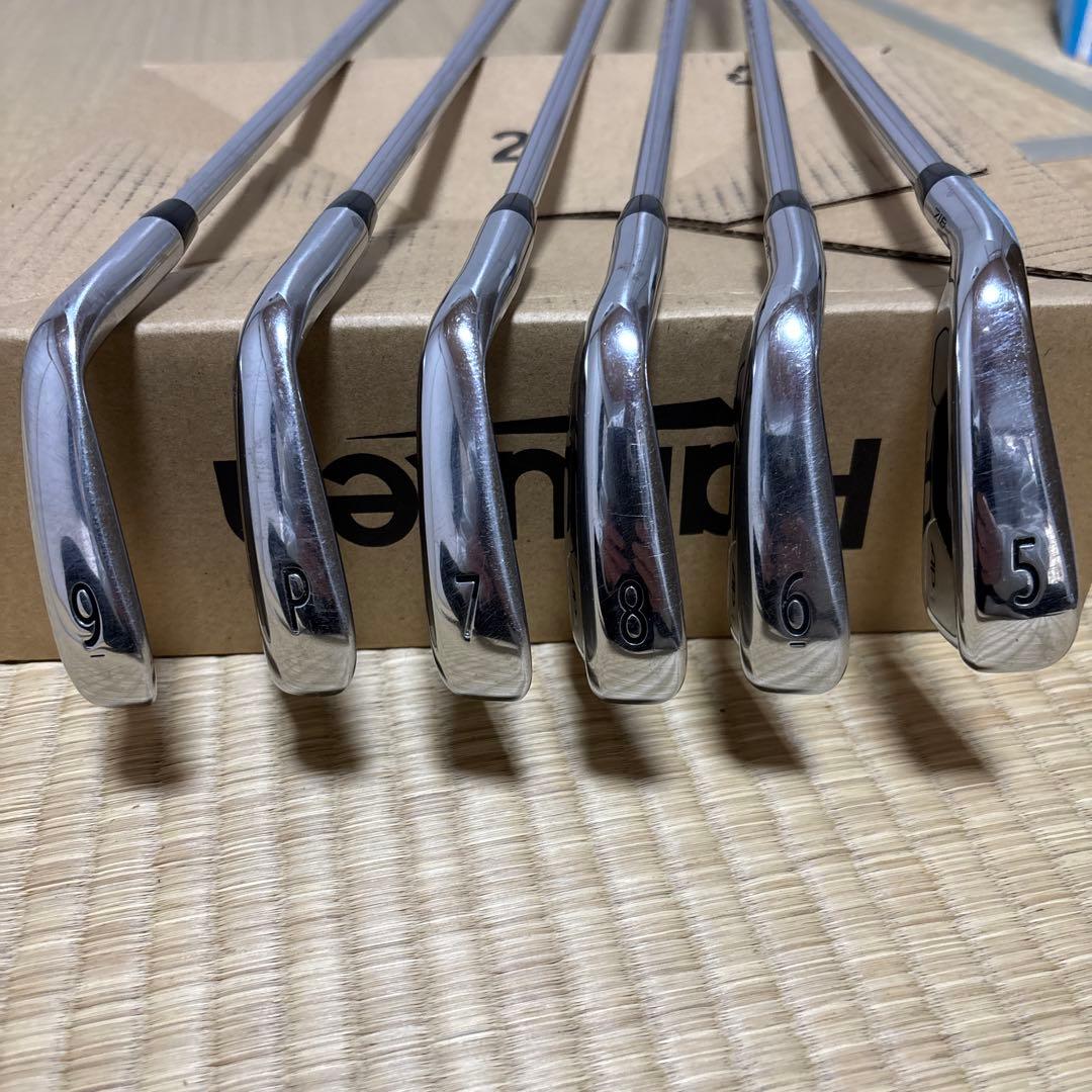 アイアンセット スチールシャフト 9-P-7-8-6-5