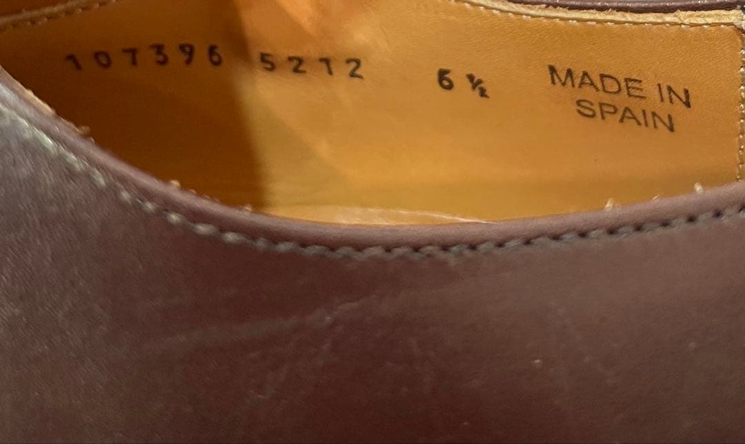 美品✨バーウィック ダブルモンク ストラップ 5212 6.5 26cm