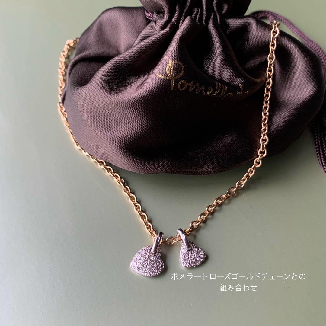 ご予約品　　ポメラート　ハートダイヤチャーム　2個セット