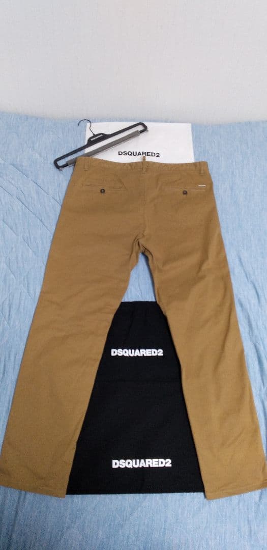 DSQUARED2　54　チノパン　パンツ　カーキ　ブラウン　茶色　タグ付き