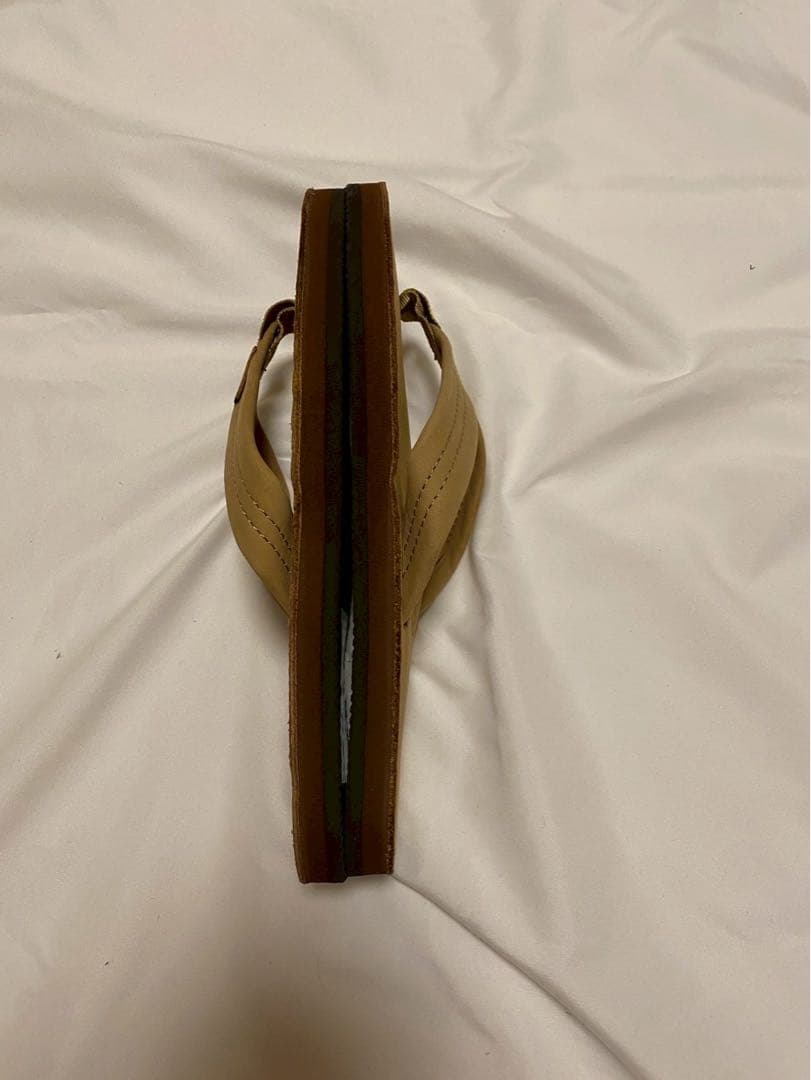 新品未使用RAINBOW レインボーベージュサンダル 25センチ