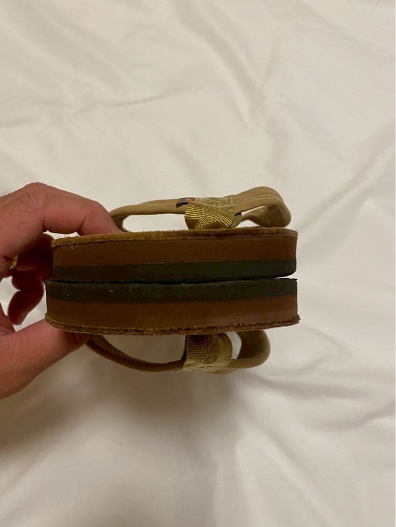 新品未使用RAINBOW レインボーベージュサンダル 25センチ