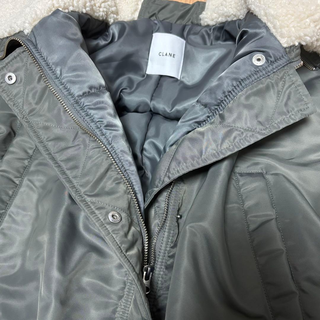 CLANE 美品 BALLOON DESIGN HOODED N3B