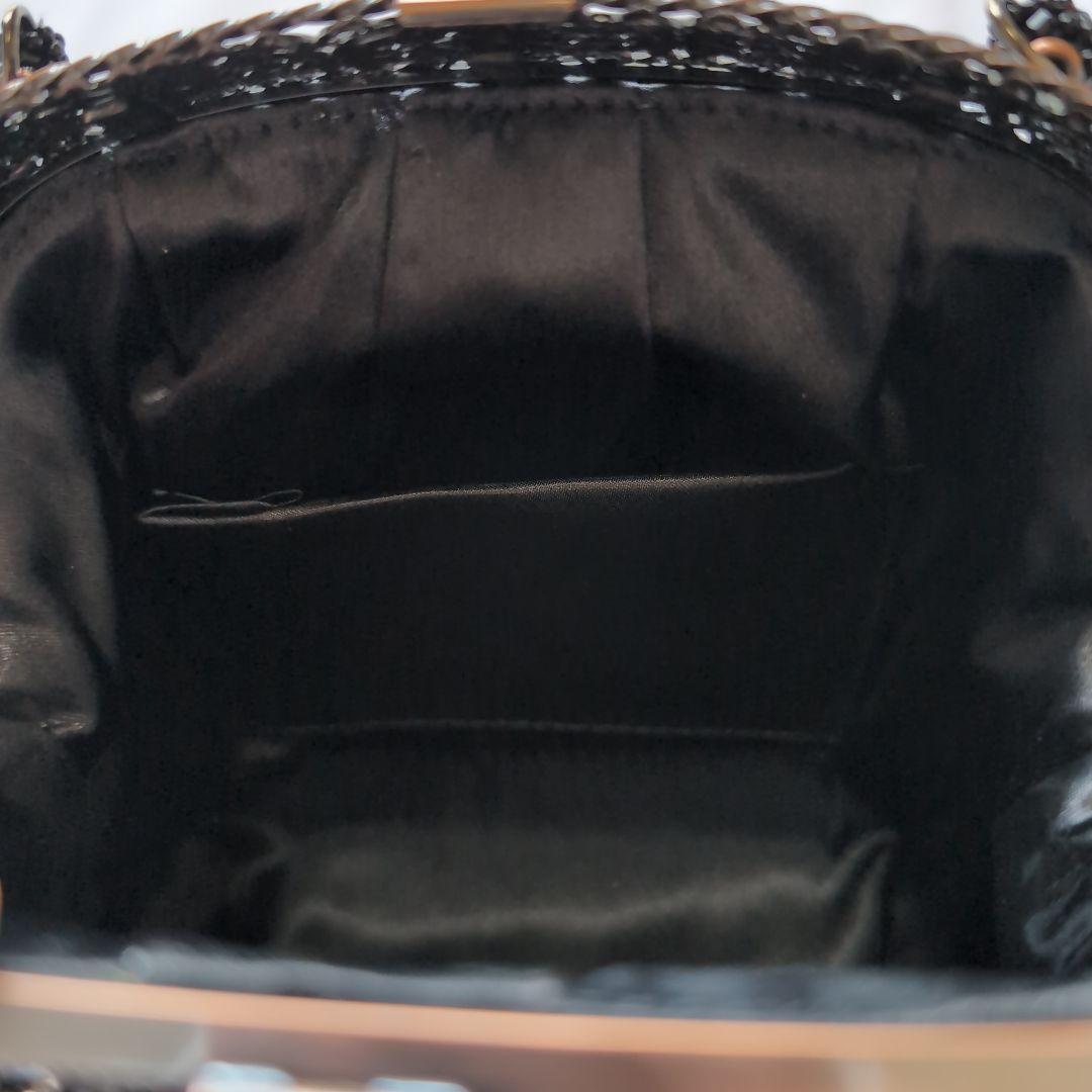 LUMY フォーマルバッグ 総ビーズバッグ モルティ ハンドバッグ