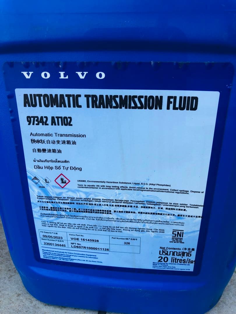 【送料込み】20L 新品未開封品　ボルボ　オートマトランスミッションオイル　激安