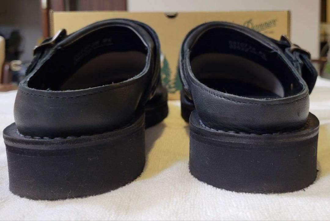 Danner Pittock Clog レザーサンダル ブラック 26.5