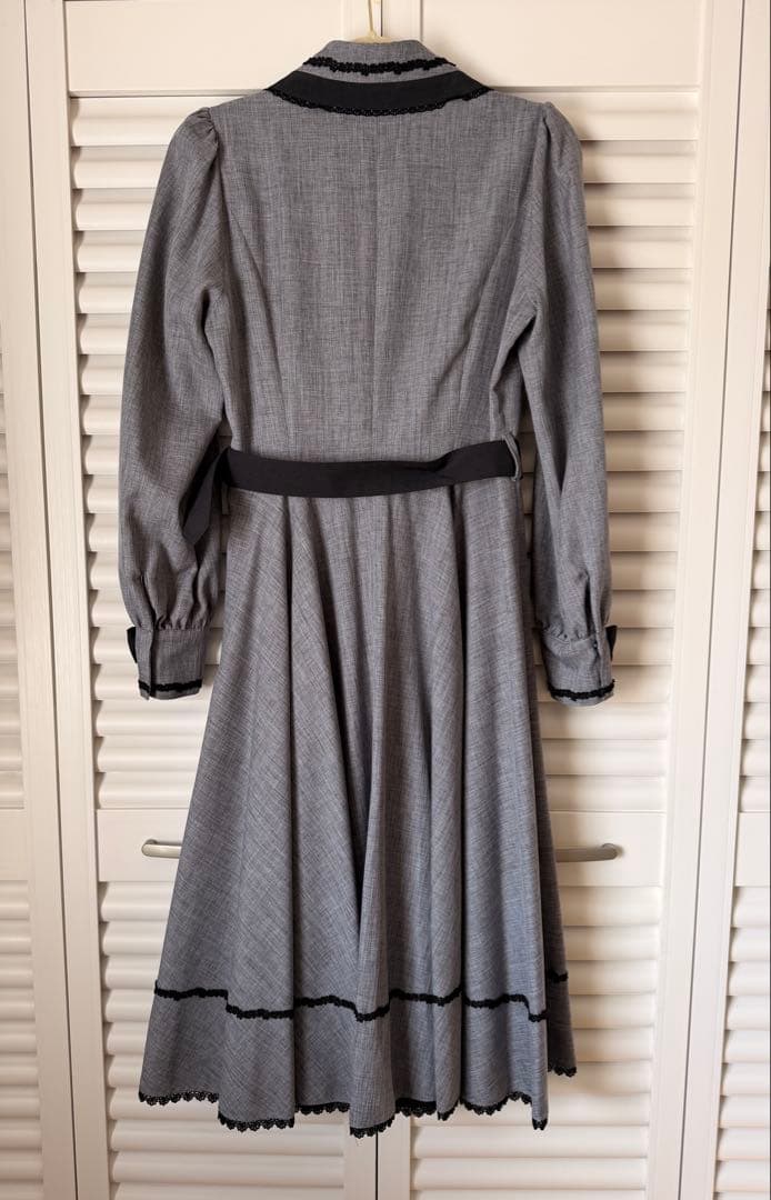 Innocent World メランジュヘリンボーンワンピース