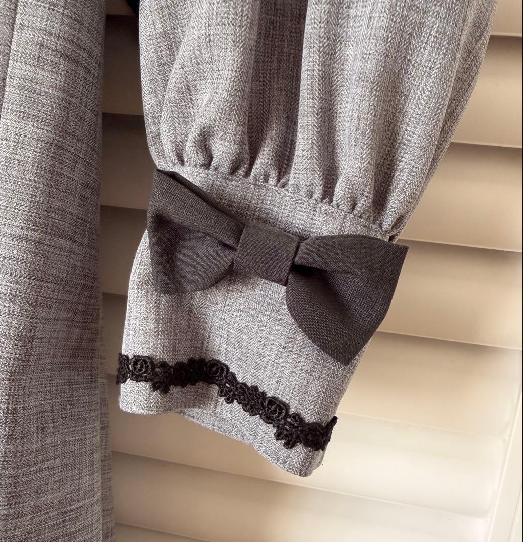 Innocent World メランジュヘリンボーンワンピース