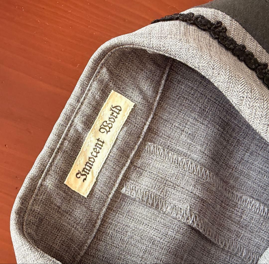 Innocent World メランジュヘリンボーンワンピース