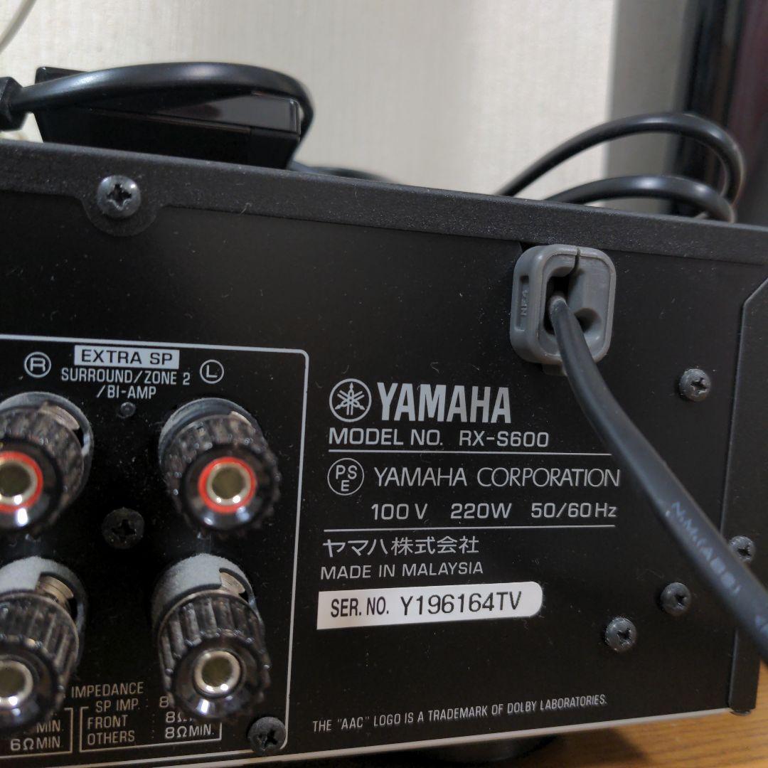 Yamaha RX-S600 AVアンプ 本体と付属品