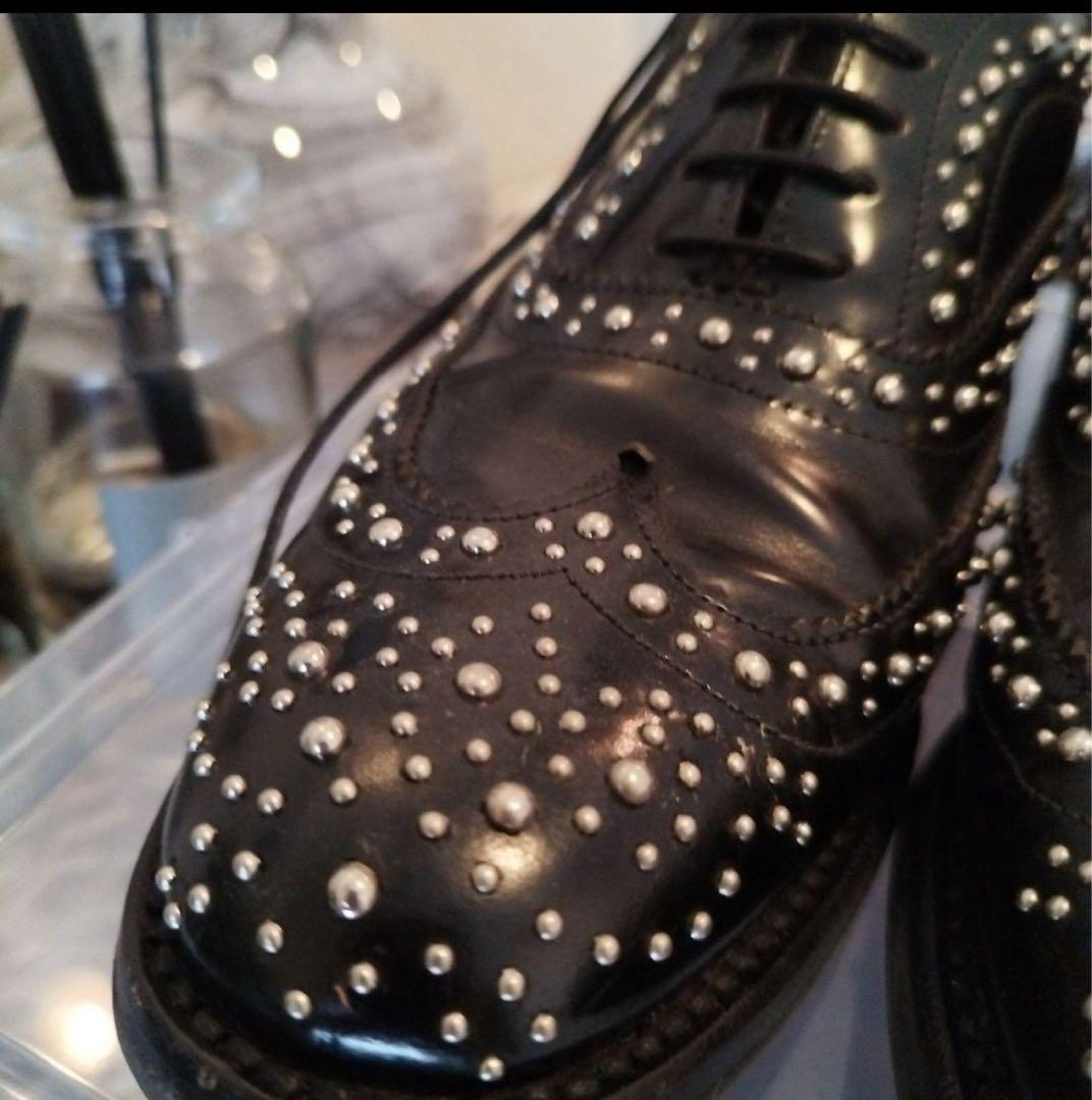 あさと様　church's ブラックレザーシューズ 38 1/2