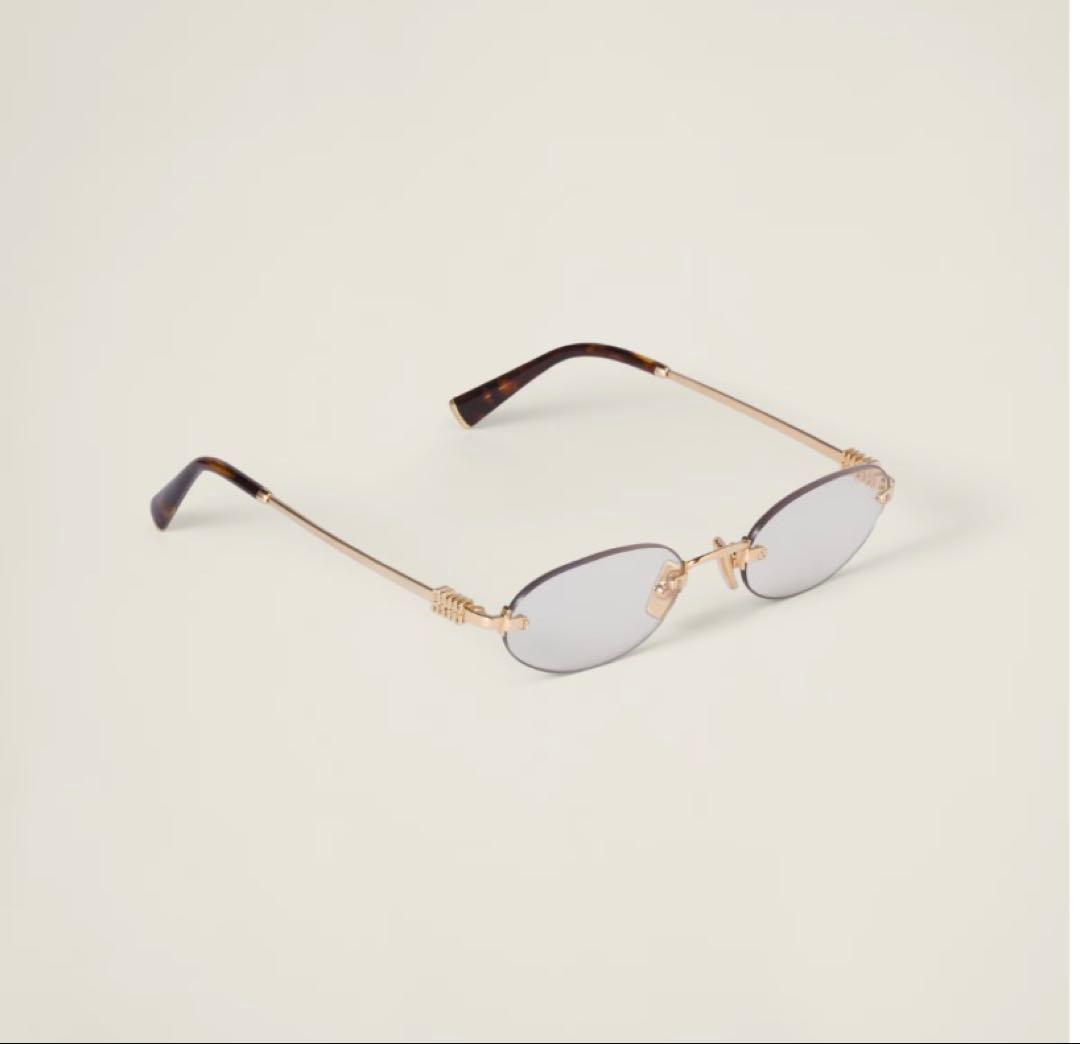 MIUMIU リムレス アイウェア