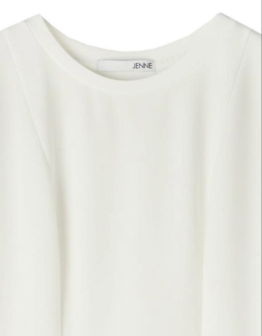 JENNEフレンシルエットワンピースSホワイト