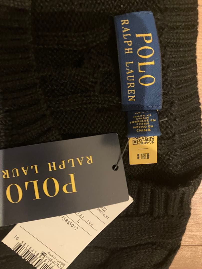 ラルフローレン　ケーブルニット　usLサイズ　新品未使用タグ付き