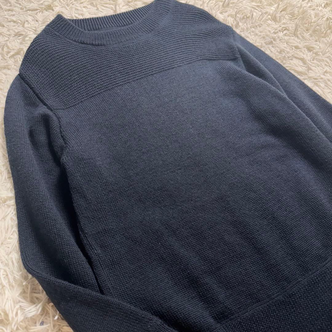 【23AW 完売品】MHL. DRY DENSE WOOL ウールニット M