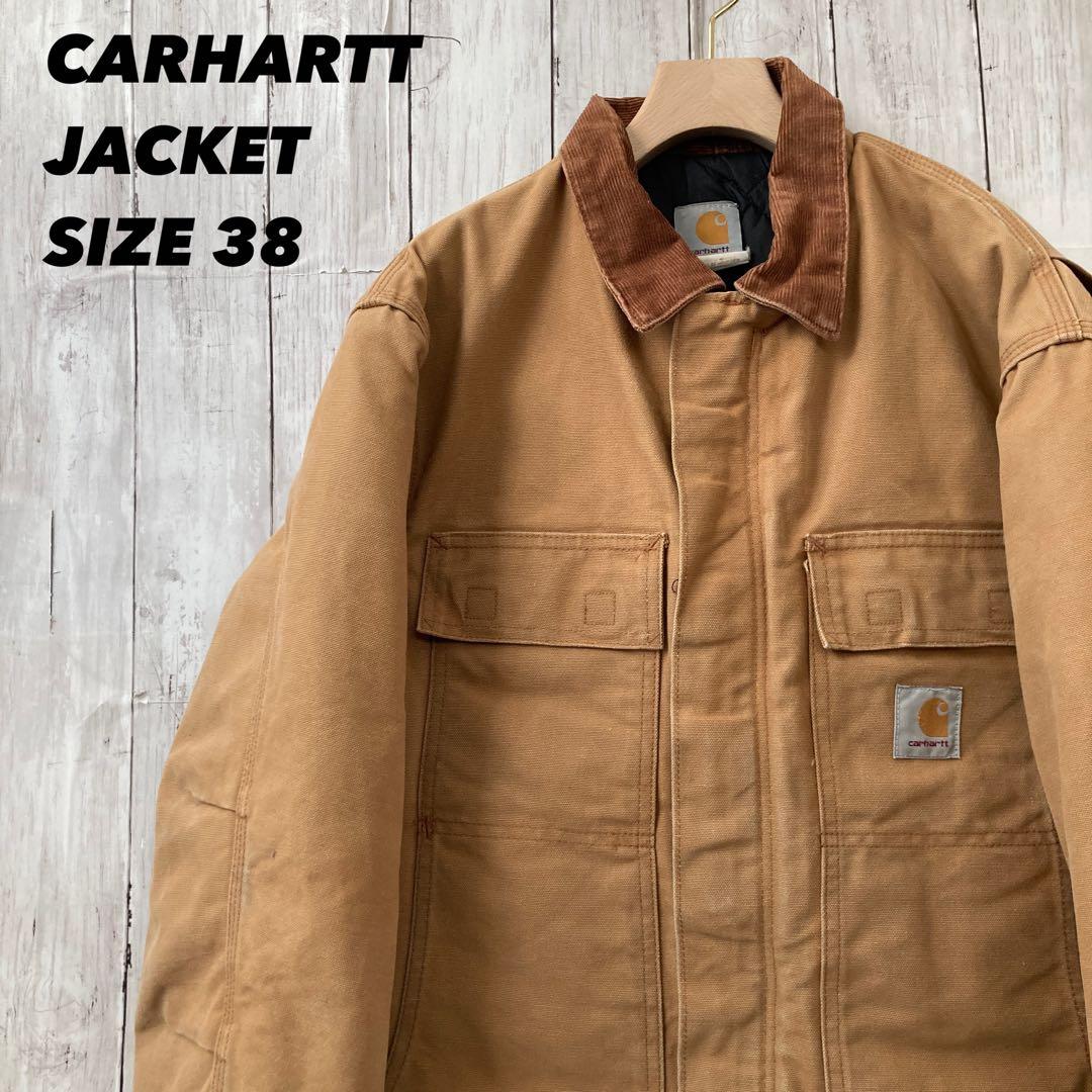 お*ス様 CARHARTTカーハート トラディショナルジャケットカバーオール38