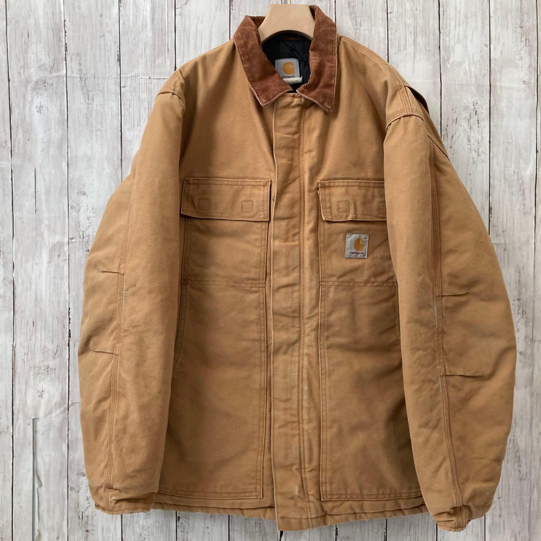 お*ス様 CARHARTTカーハート トラディショナルジャケットカバーオール38