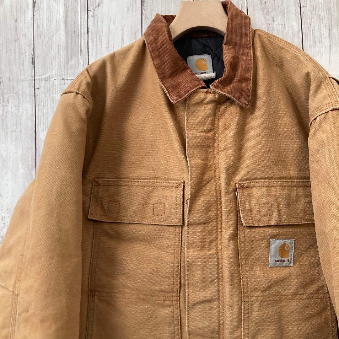 お*ス様 CARHARTTカーハート トラディショナルジャケットカバーオール38