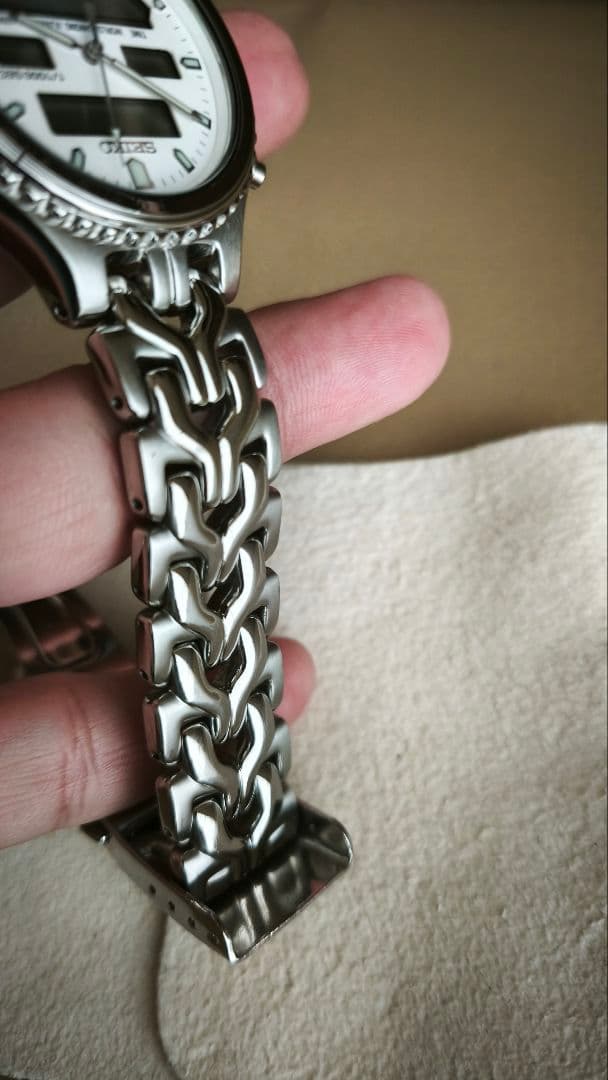 SEIKO セイコー H021-8050 アナデジ QZ 超美品　新品電池