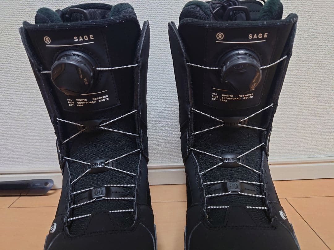 RIDE スノーボード ブーツ SAGE BLACK 25cm 23-24モデル