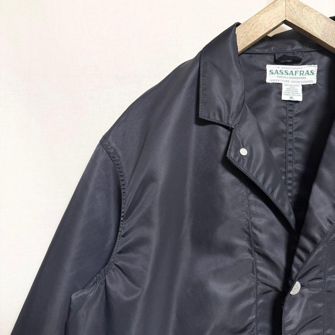 ⬜︎XLサイズ！SASSAFRAS ナイロンカバーオールジャケット