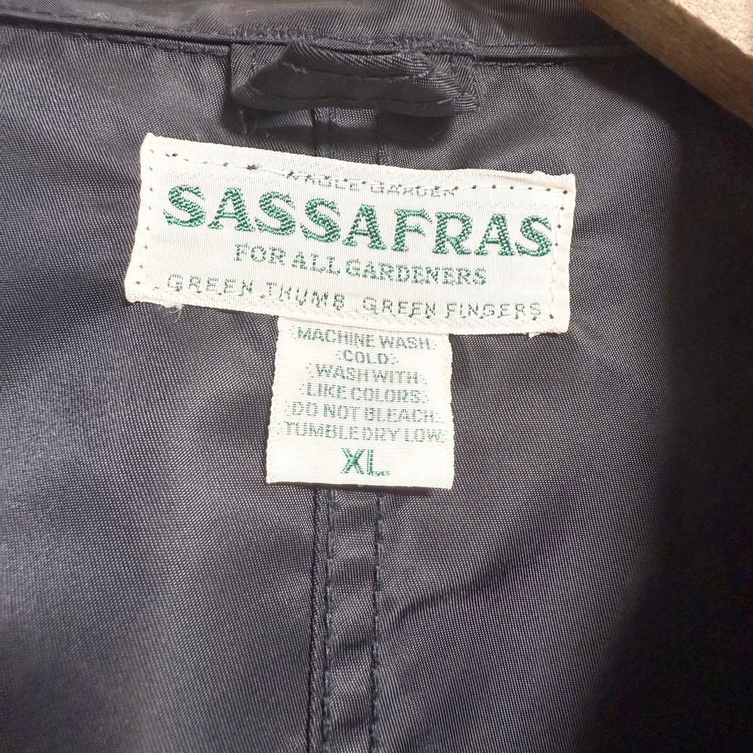 ⬜︎XLサイズ！SASSAFRAS ナイロンカバーオールジャケット