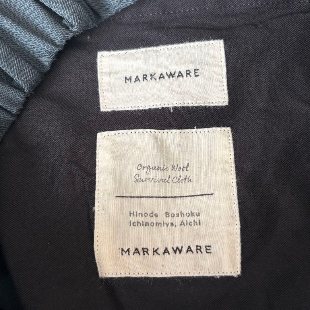 MARKAWARE フロントプリーツペグトップサバイバルクロス スラックス 2