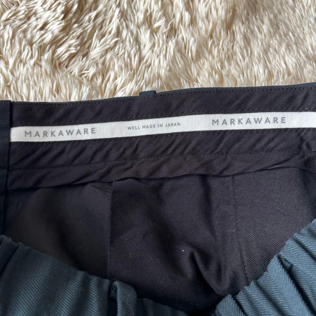 MARKAWARE フロントプリーツペグトップサバイバルクロス スラックス 2