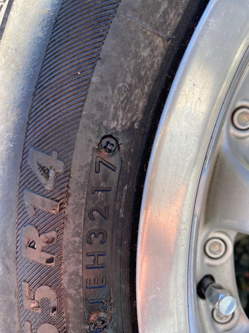 pcd100 5J 14インチ155/65R14 75S ブリヂストン　セット