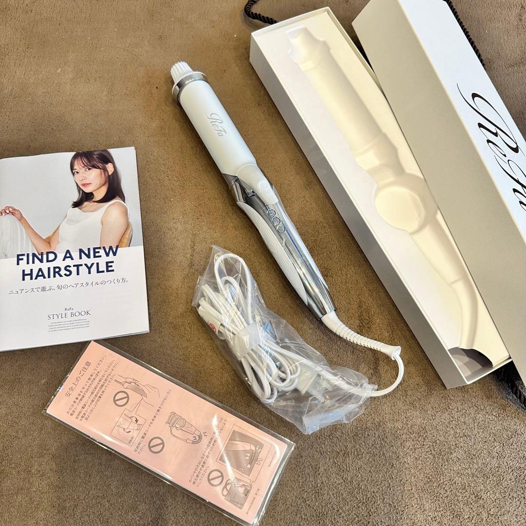 ReFa カールヘアアイロン ホワイト/シルバー