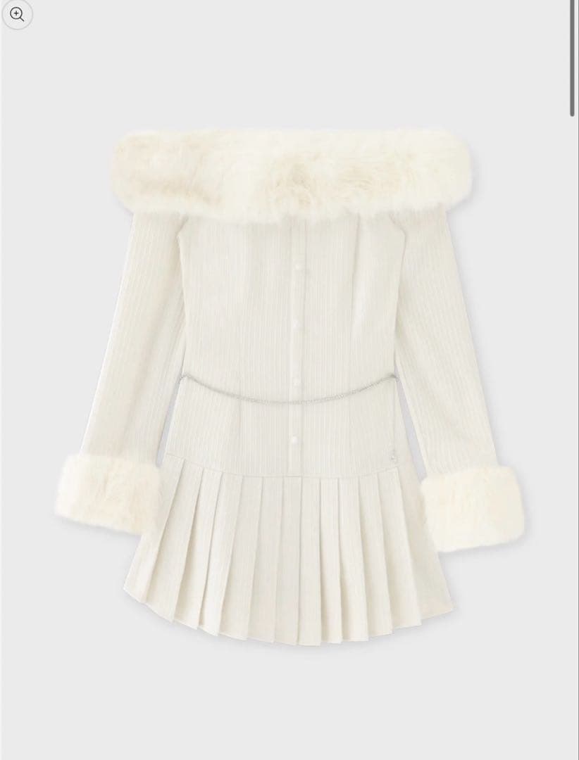 M me eme オフショルニットワンピース