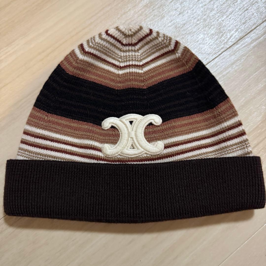 CELINE ニット帽 ビーニー