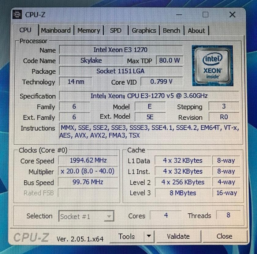 良品 HP Z240 TW (E3-1270v5/16GB/Win11)