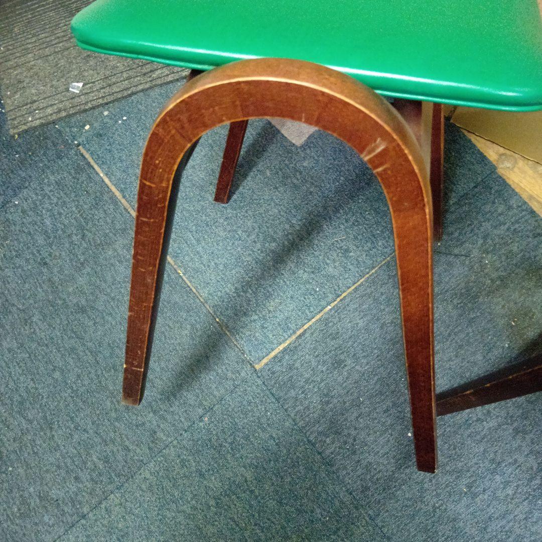 秋田木工 木製スツール 剣持勇 椅子2脚