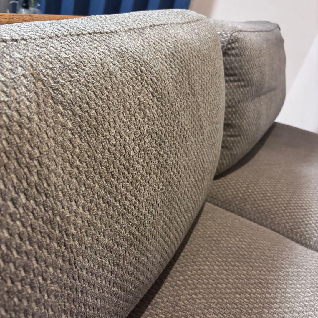 モモナチュラル　クラウドソファー　2人掛けソファ ラブソファ