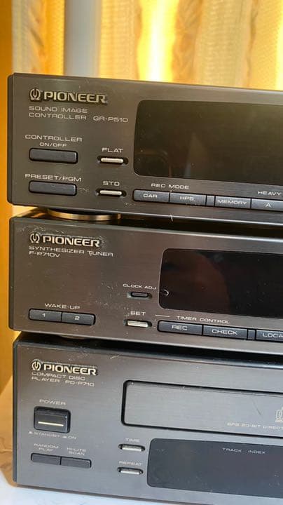 当時物Pioneer製ビデオ＆CD&カセットデッキ