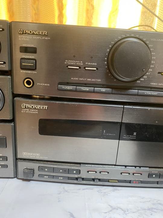 当時物Pioneer製ビデオ＆CD&カセットデッキ