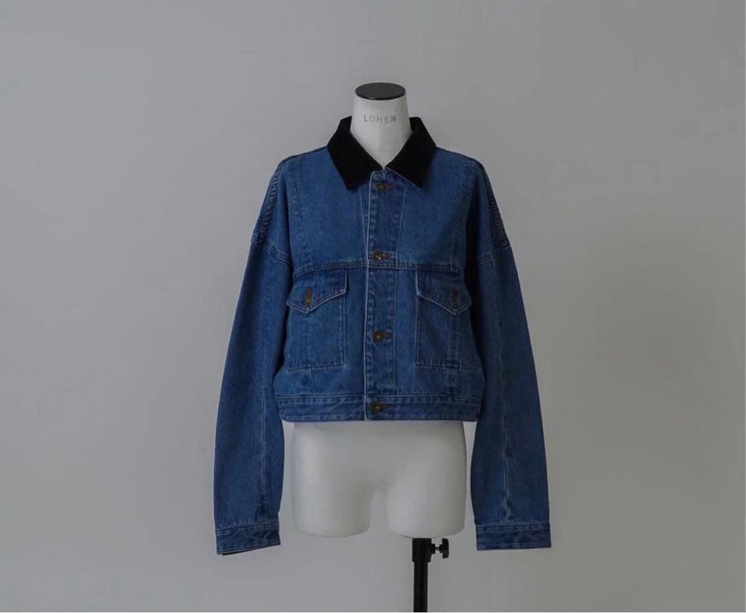 【美品希少品】LOHEN デニムジャケット クロップド丈　ローヘン